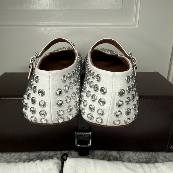 Alaia Rhinestone Ballet Flats - Picture 6 of 15